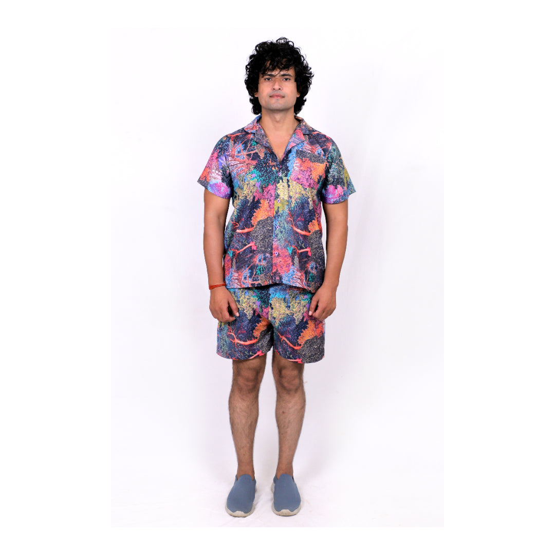 Men’s Co-Ord Set – Trendy T-Shirt & Bottom Wear Combo multi color