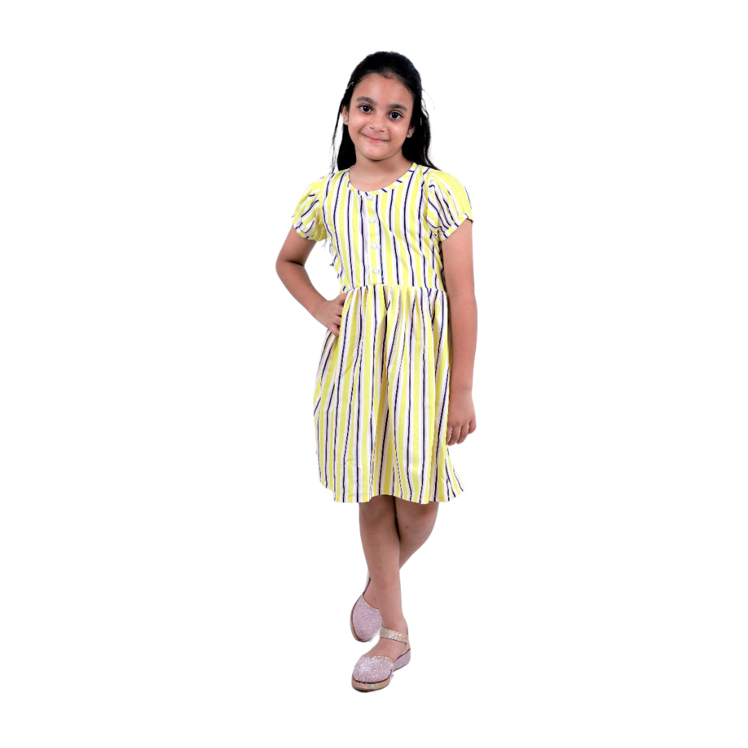 Girls Cotton Frock – Soft & Breathable Summer Dress for Kids