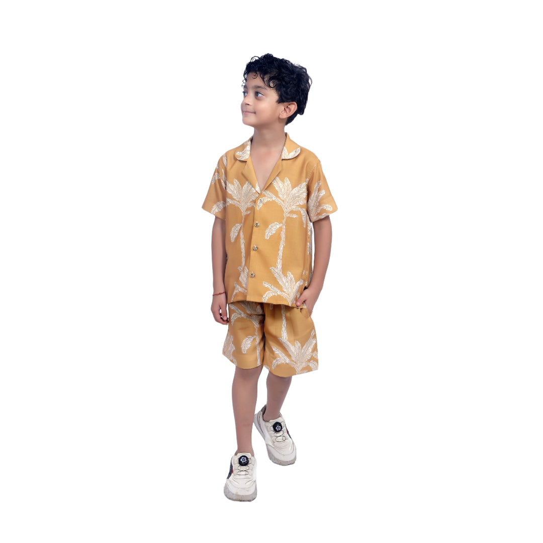 Kids Boys Printed Cord Set – Lightweight & Stylish Co-Ord Outfit
