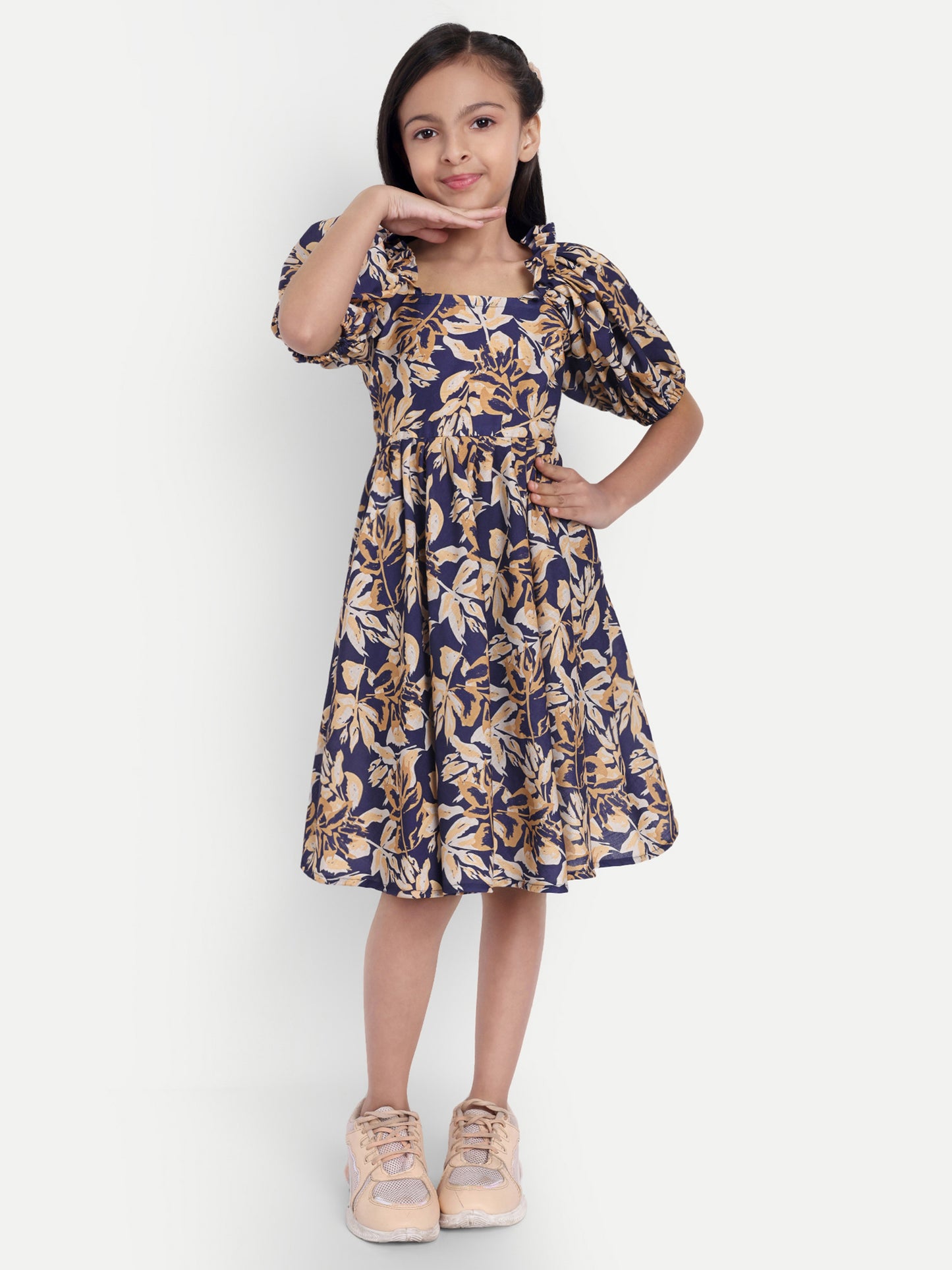 Girls Cotton Frock – Soft & Breathable Summer Dress for Kids