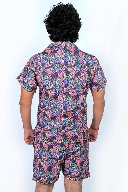 Men’s Co-Ord Set – Trendy T-Shirt & Bottom Wear Combo dark navy