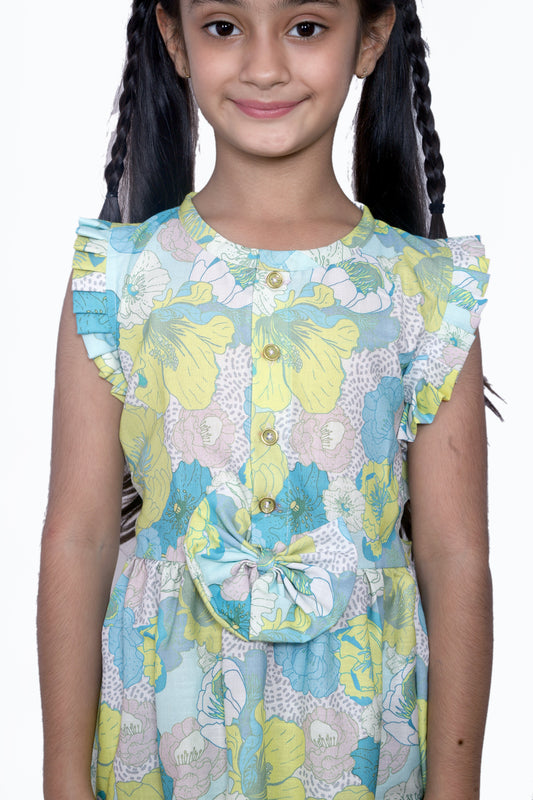 Girls Cotton Frock – Soft & Breathable Summer Dress for Kids