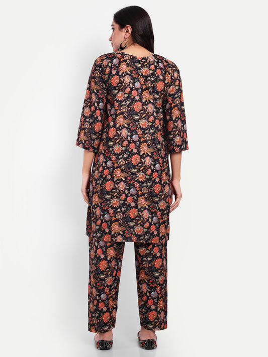 Elegant Women Co-ord Set – Stylish Matching Top & Bottom Outfit for Casual & Party Wear