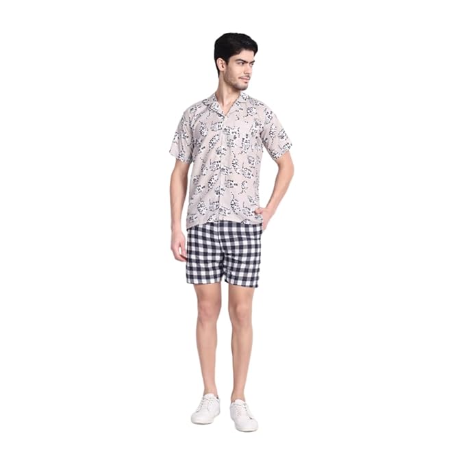 Men’s Co-Ord Set – Trendy T-Shirt & Bottom Wear Combo purple