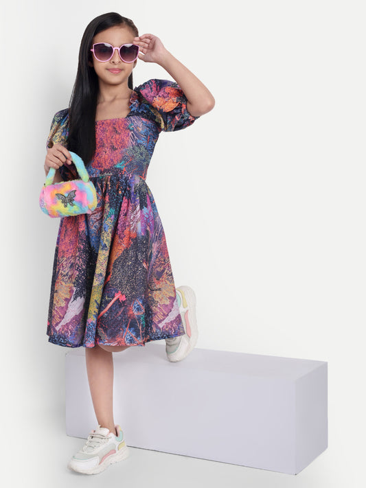 Girls Cotton Frock – Soft & Breathable Summer Dress for Kids