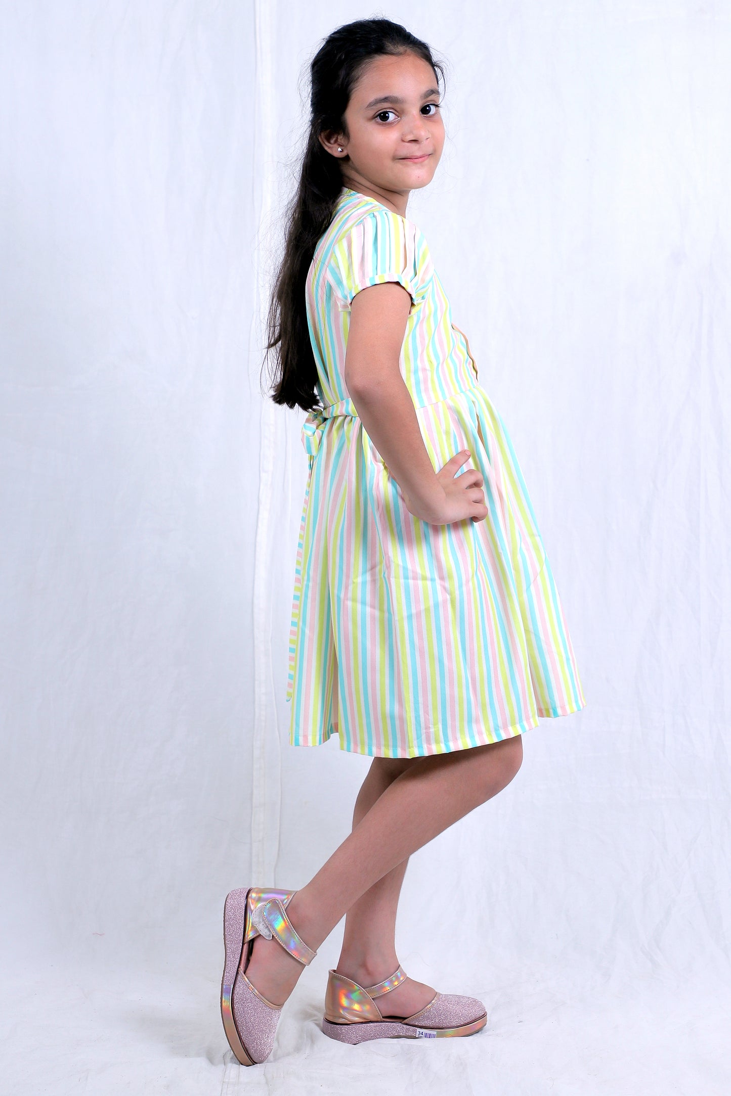 Girls Cotton Frock – Soft & Breathable Summer Dress for Kids
