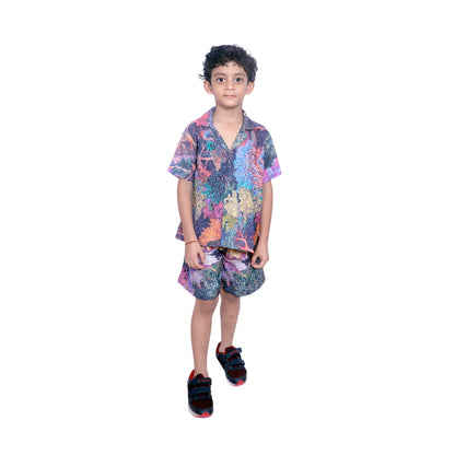 Kids Boys Printed Cord Set – Lightweight & Stylish Co-Ord Outfit