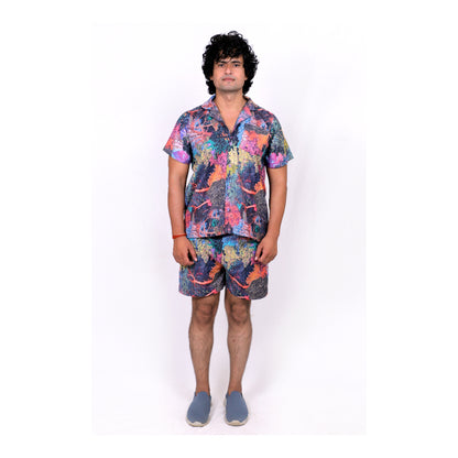 Men’s Co-Ord Set – Trendy T-Shirt & Bottom Wear Combo multi color