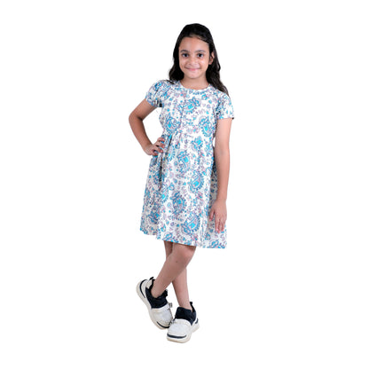 Girls Cotton Frock – Soft & Breathable Summer Dress for Kids