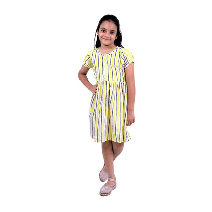 Girls Cotton Frock – Soft & Breathable Summer Dress for Kids