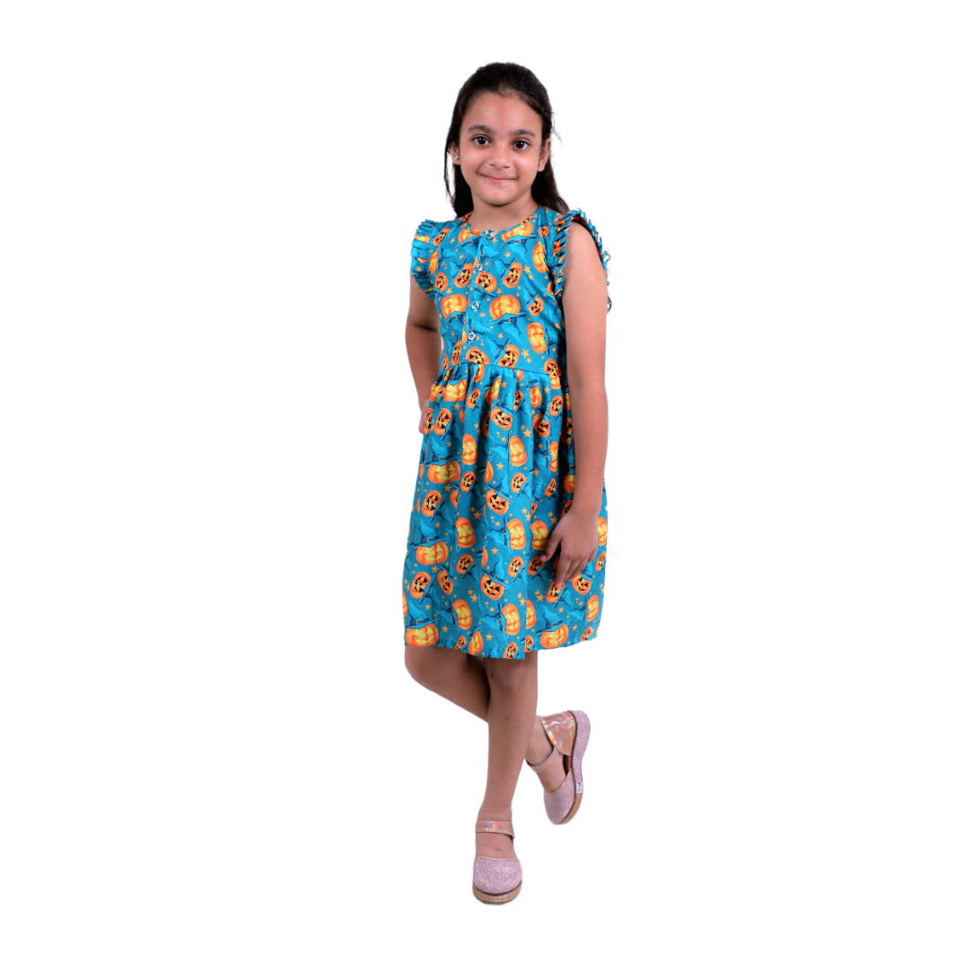 Girls Cotton Frock – Soft & Breathable Summer Dress for Kids