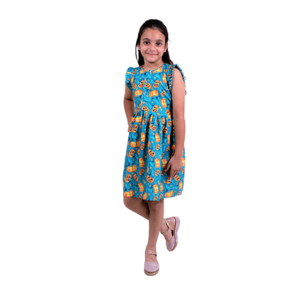 Girls Cotton Frock – Soft & Breathable Summer Dress for Kids