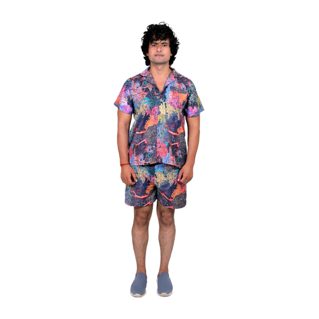 Men’s Co-Ord Set – Trendy T-Shirt & Bottom Wear Combo multi color