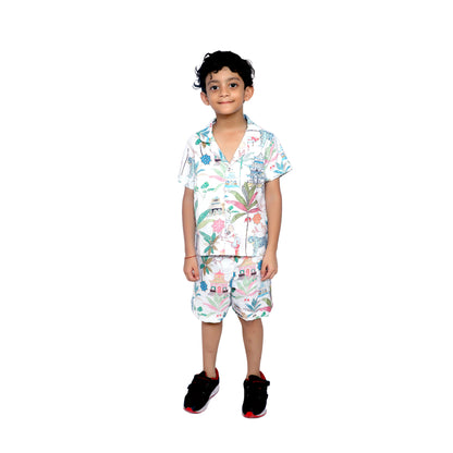 Kids Boys Printed Cord Set – Lightweight & Stylish Co-Ord Outfit