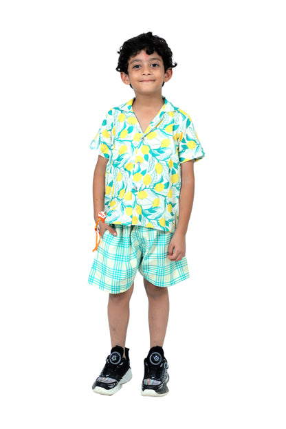 Kids Boys Printed Cord Set – Lightweight & Stylish Co-Ord Outfit