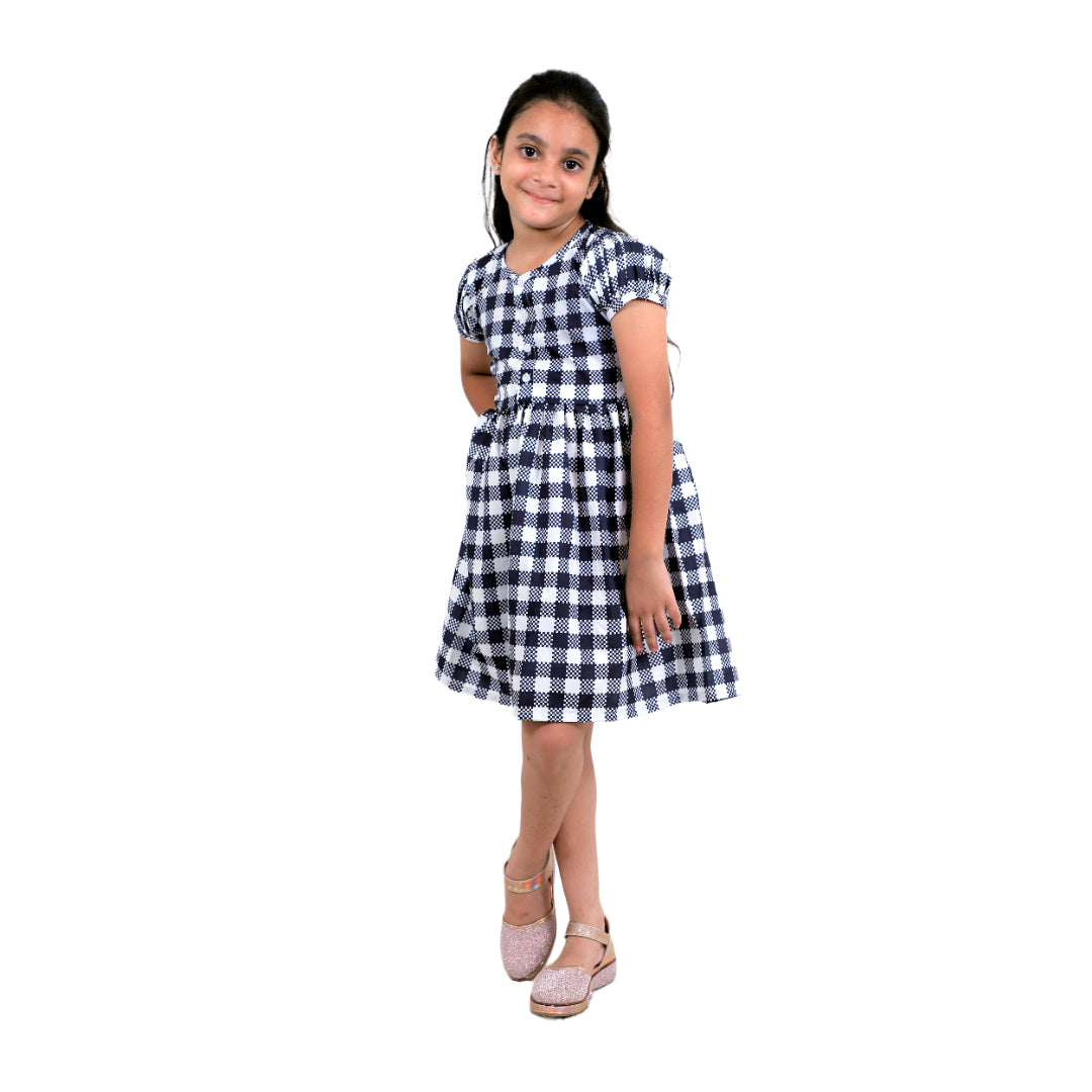 Girls Cotton Frock – Soft & Breathable Summer Dress for Kids