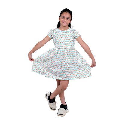 Girls Cotton Frock – Soft & Breathable Summer Dress for Kids