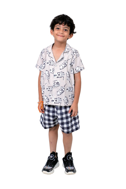 Kids Boys Printed Cord Set – Lightweight & Stylish Co-Ord Outfit