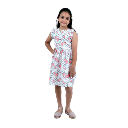 Girls Cotton Frock – Soft & Breathable Summer Dress for Kids