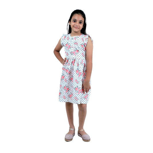 Girls Cotton Frock – Soft & Breathable Summer Dress for Kids