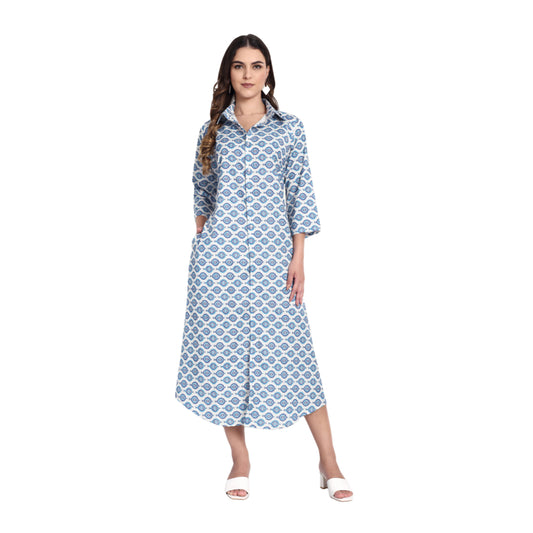 Women Ethnic Kurti – Long Kurti for Festive & Casual Wear forest green