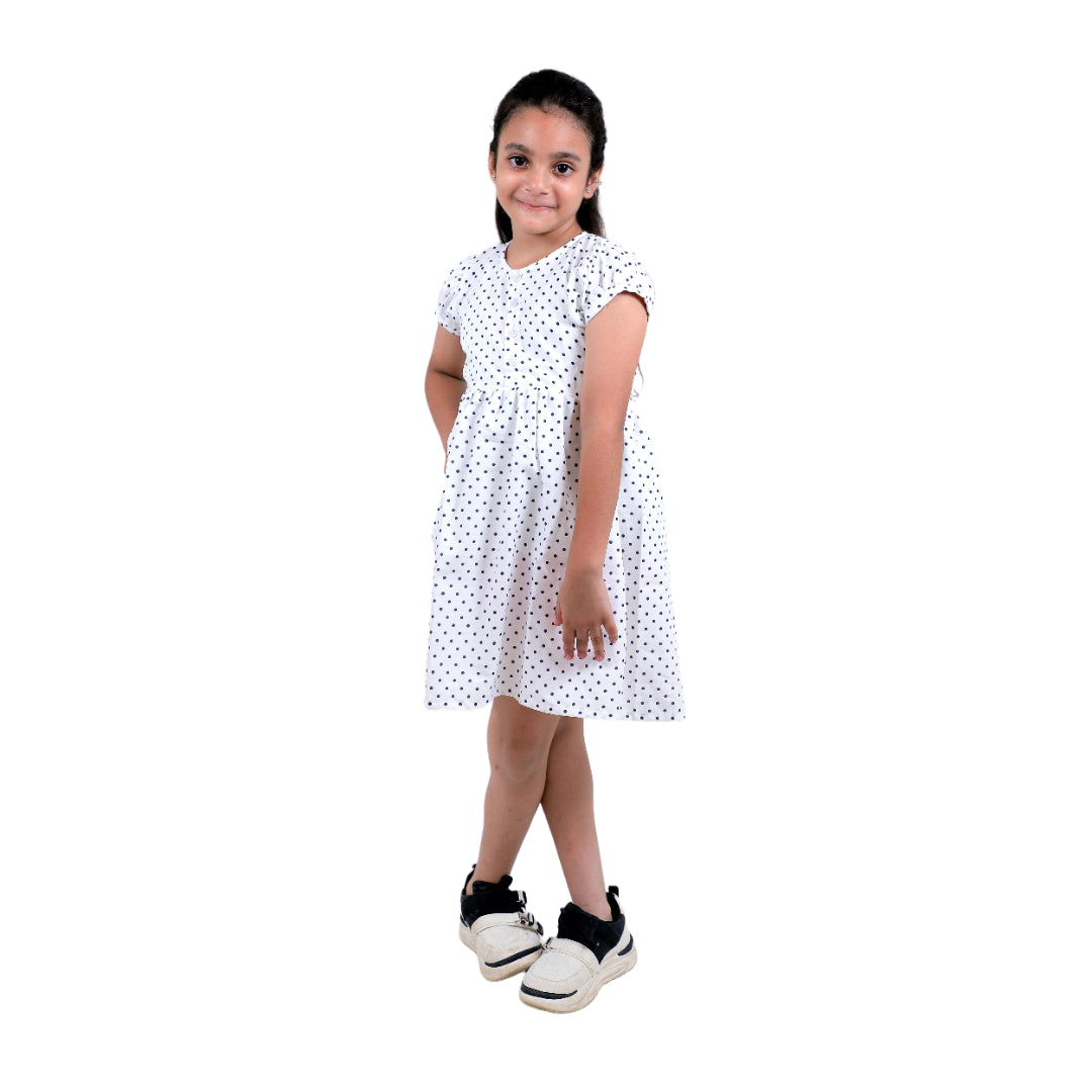 Girls Cotton Frock – Soft & Breathable Summer Dress for Girls