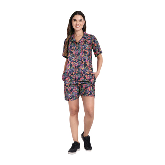 Women Casual Cord Set – Comfortable Summer Co-Ord Outfit multi color