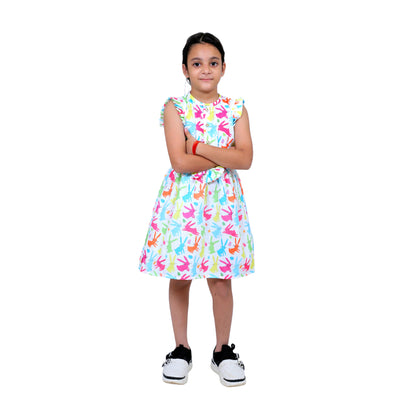 Girls Cotton Frock – Soft & Breathable Summer Dress for Kids