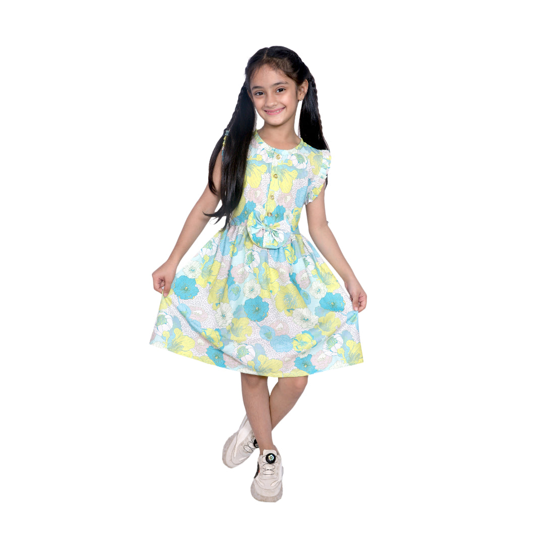 Girls Cotton Frock – Soft & Breathable Summer Dress for Kids