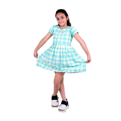 Girls Cotton Frock – Soft & Breathable Summer Dress for Kids