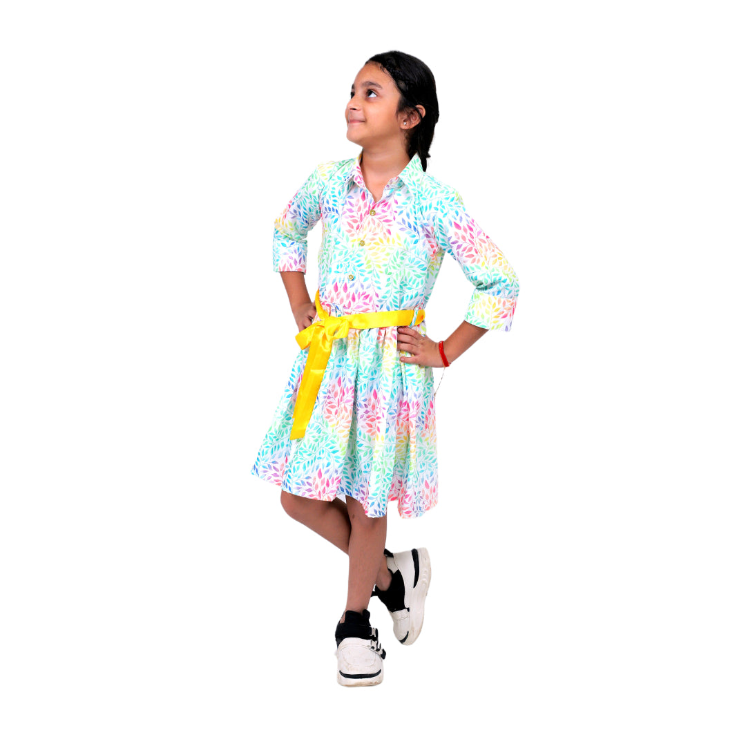 Girls Cotton Frock – Soft & Breathable Summer Dress for Kids