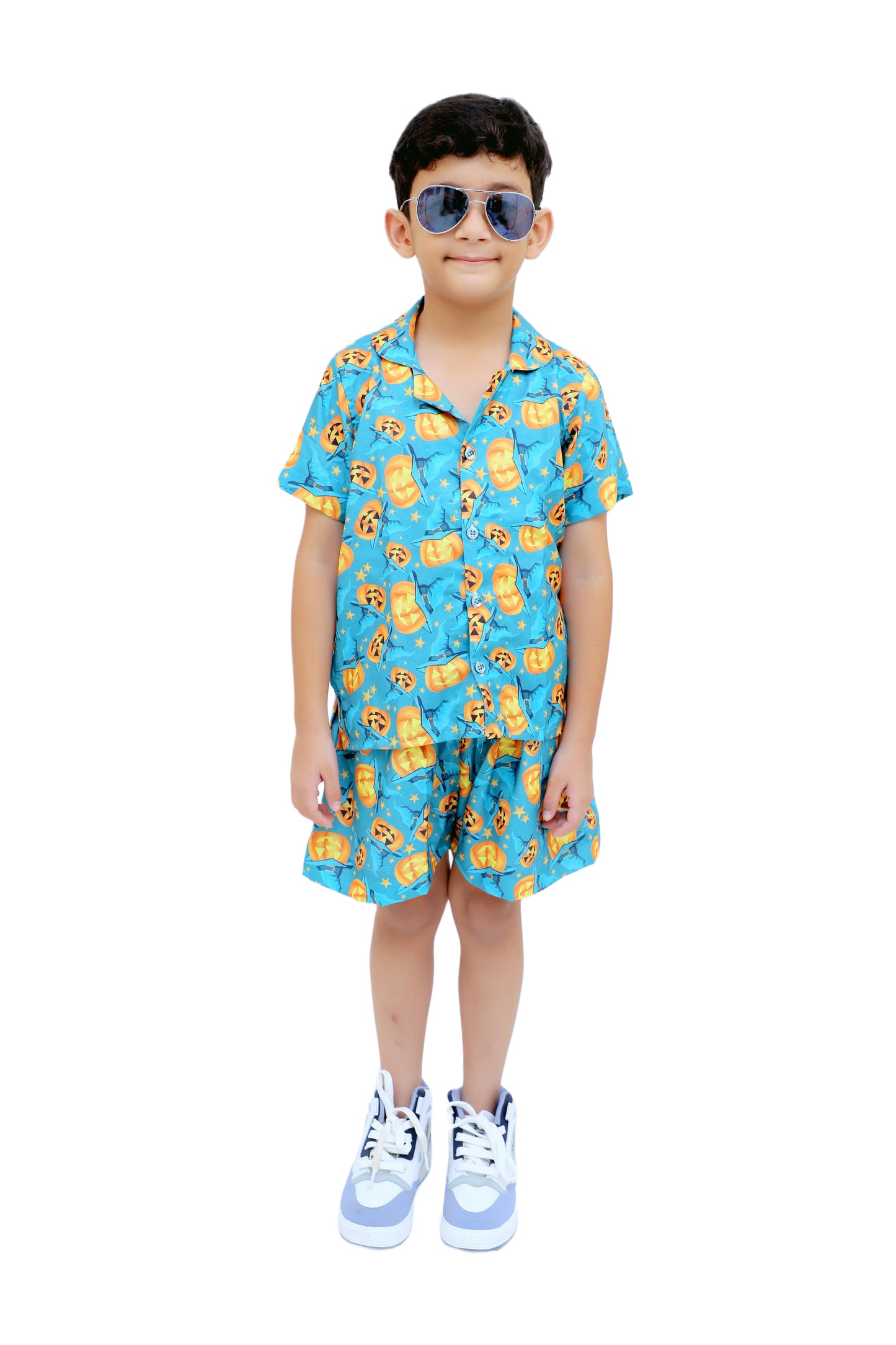 Kids Boys Printed Cord Set – Lightweight & Stylish Co-Ord Outfit