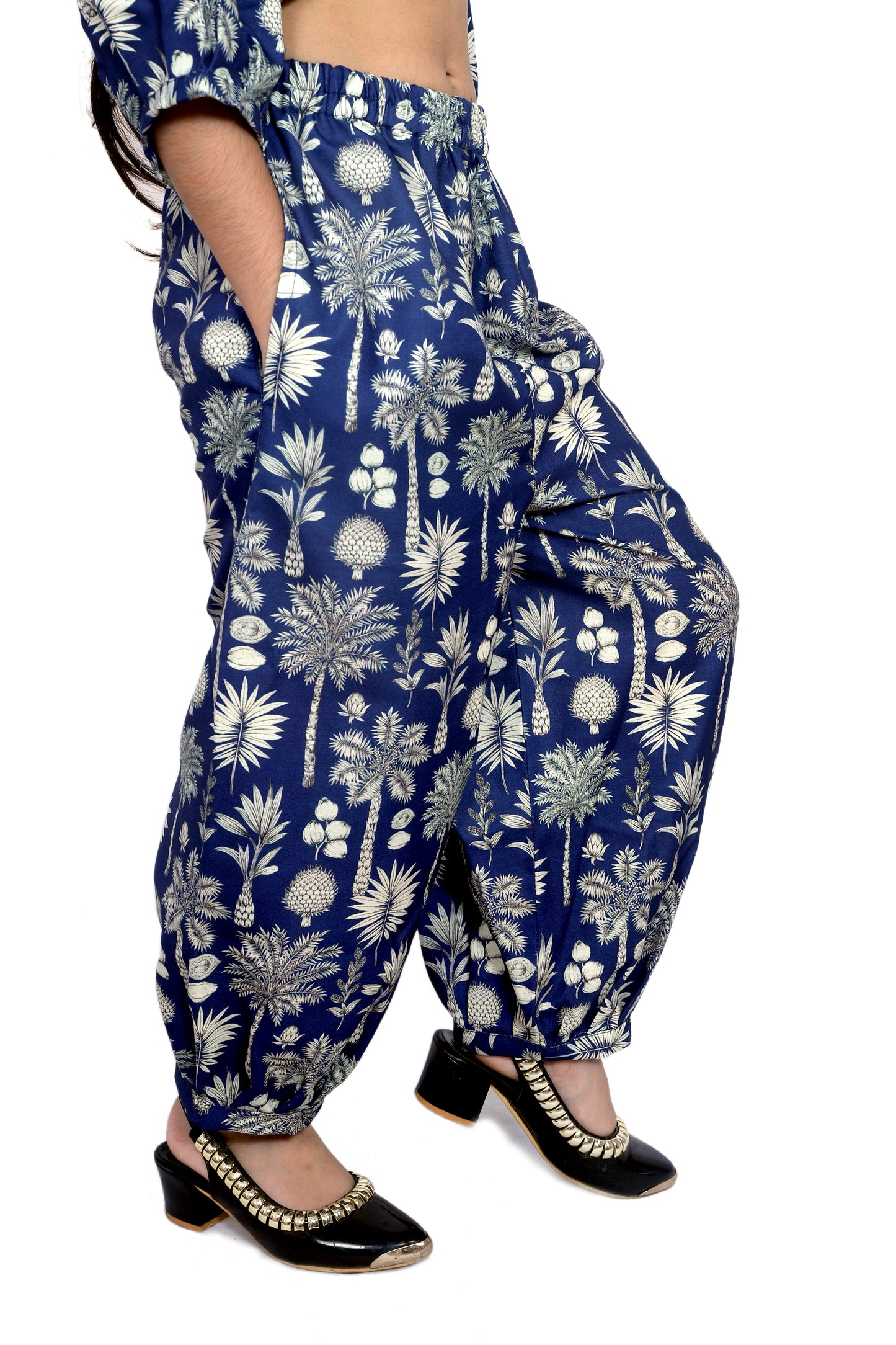 Kids Girls Cord Set – Comfortable & Stylish Matching Outfit blue