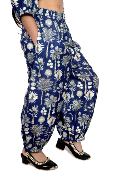 Kids Girls Cord Set – Comfortable & Stylish Matching Outfit blue