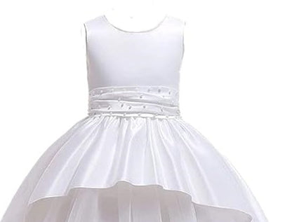 Snow White Princess Layered Party Gown for Girls