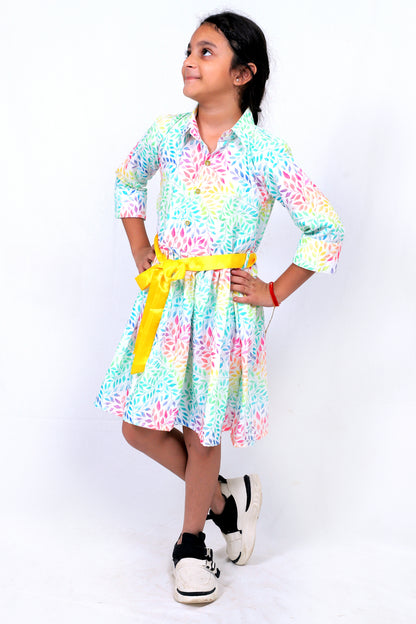 Girls Cotton Frock – Soft & Breathable Summer Dress for Kids