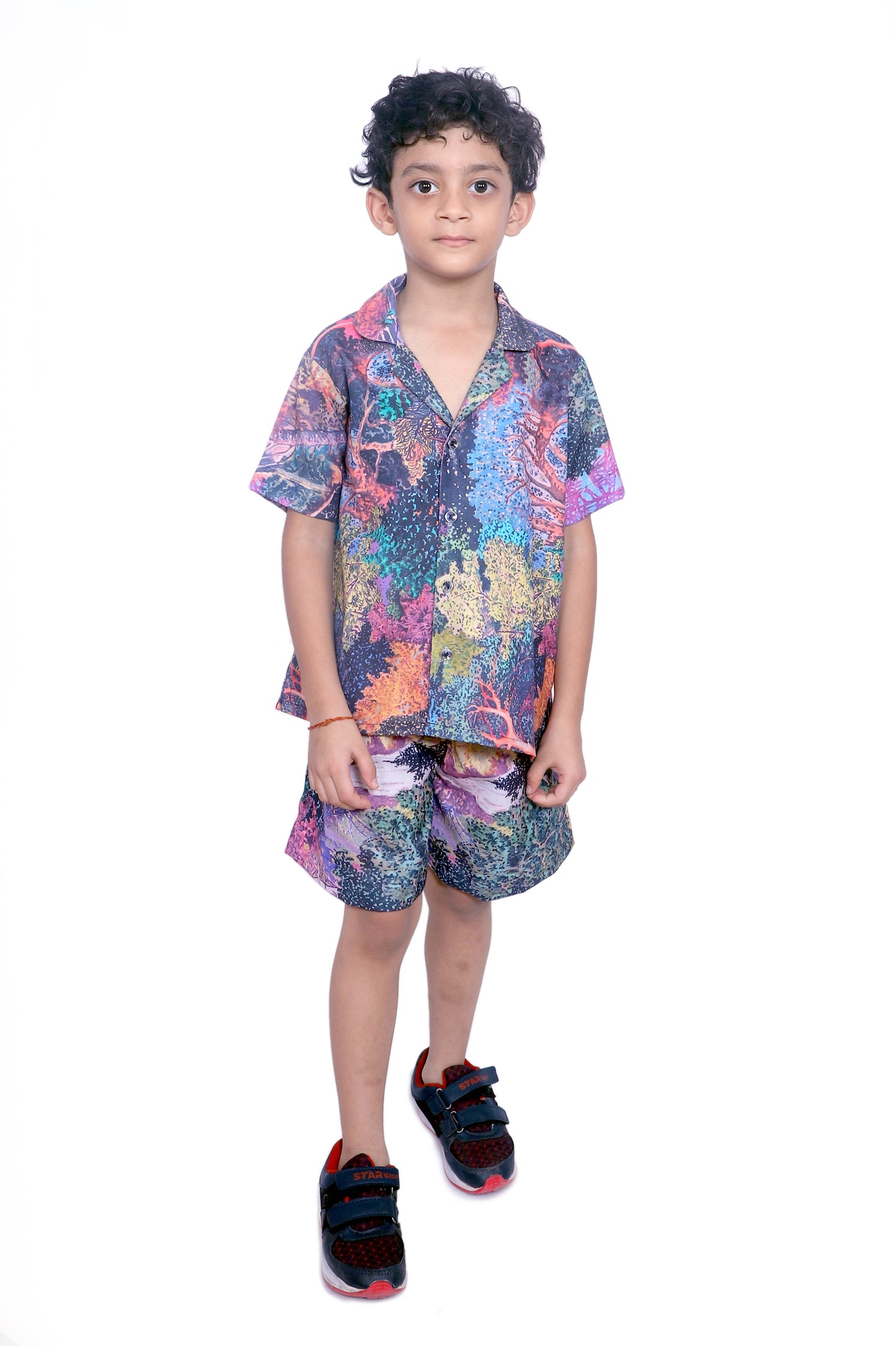 Kids Boys Printed Cord Set – Lightweight & Stylish Co-Ord Outfit