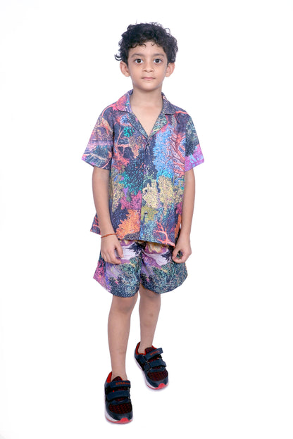 Kids Boys Printed Cord Set – Lightweight & Stylish Co-Ord Outfit
