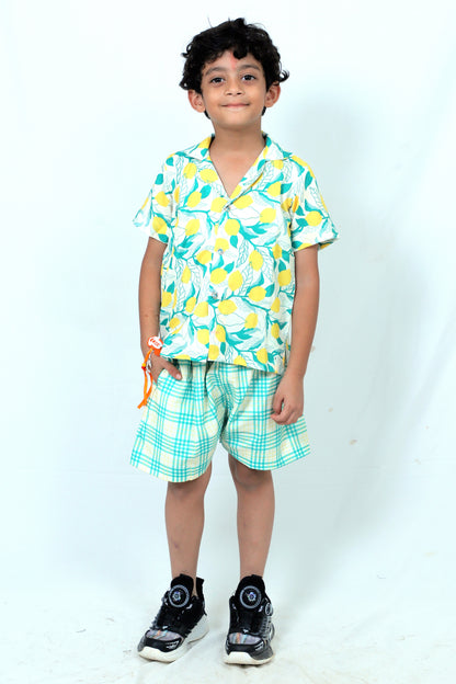 Kids Boys Printed Cord Set – Lightweight & Stylish Co-Ord Outfit