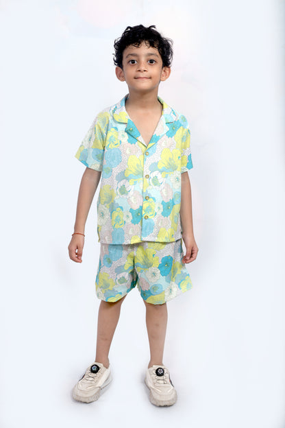 Kids Boys Printed Cord Set – Lightweight & Stylish Co-Ord Outfit