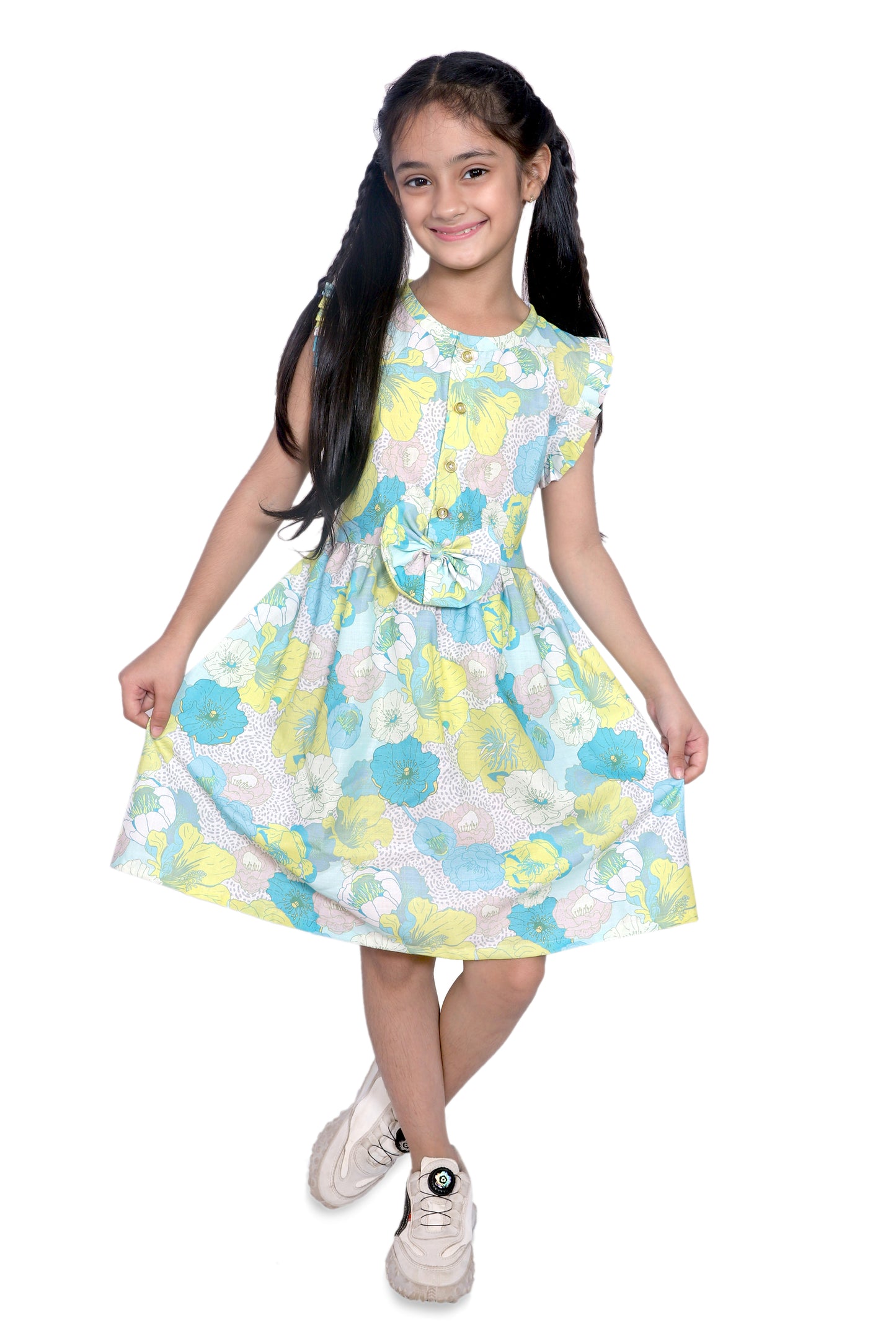 Girls Cotton Frock – Soft & Breathable Summer Dress for Kids