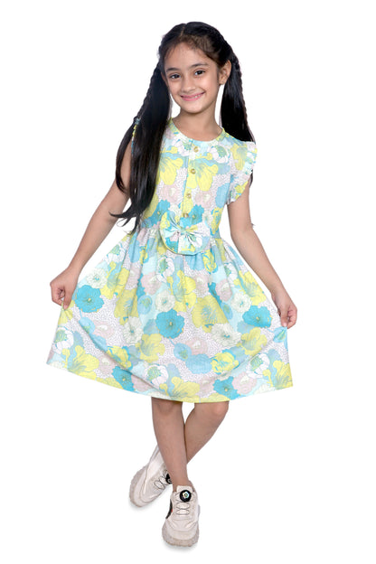 Girls Cotton Frock – Soft & Breathable Summer Dress for Kids