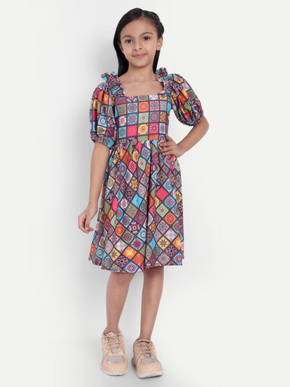 Girls Cotton Frock – Soft & Breathable Summer Dress for Kids