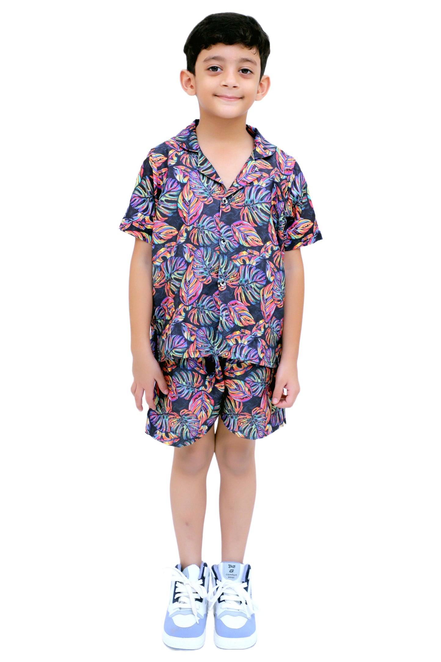 Kids Boys Printed Cord Set – Lightweight & Stylish Co-Ord Outfit