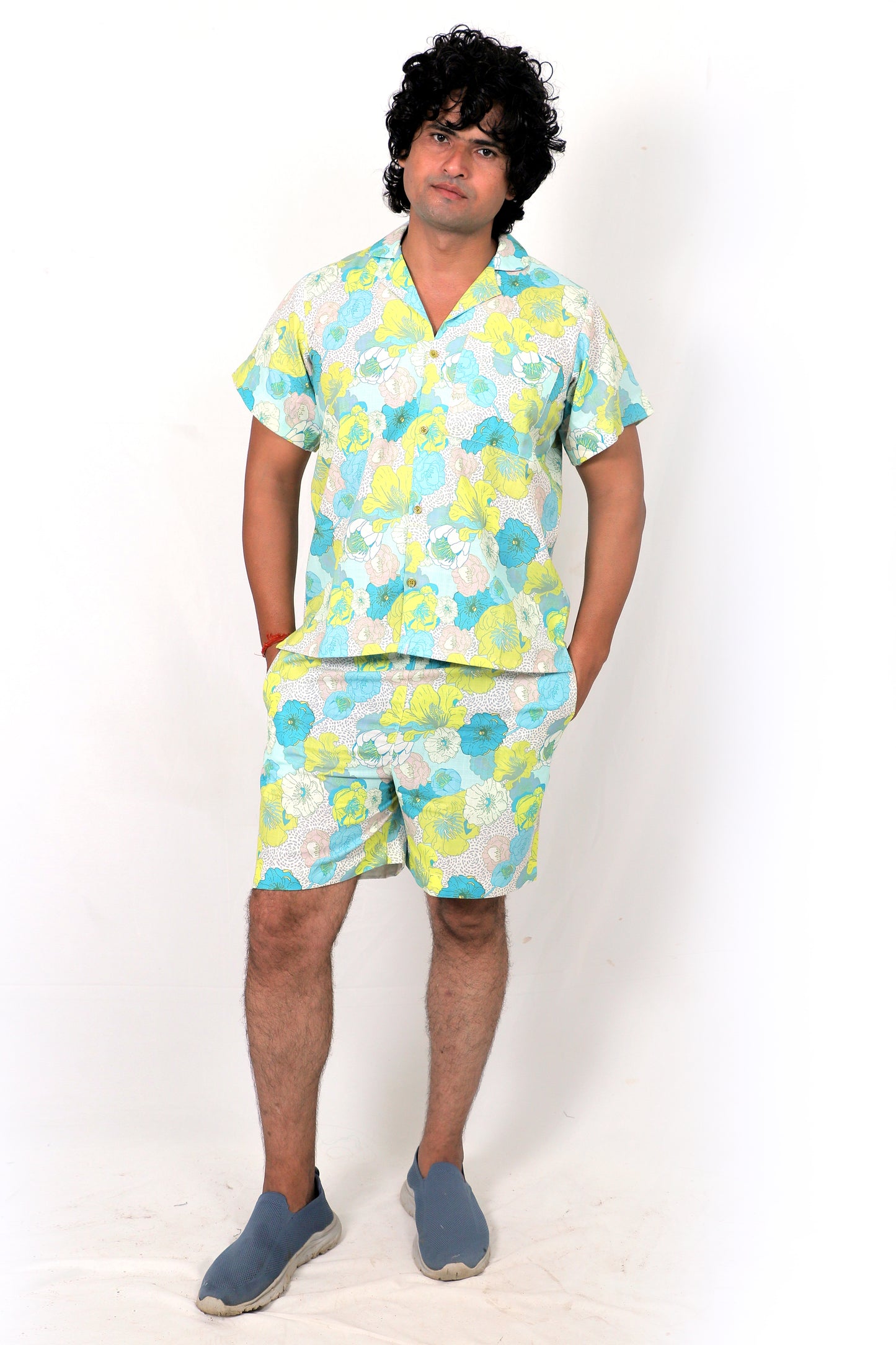 Men’s Co-Ord Set – Trendy T-Shirt & Bottom Wear Combo light mint green