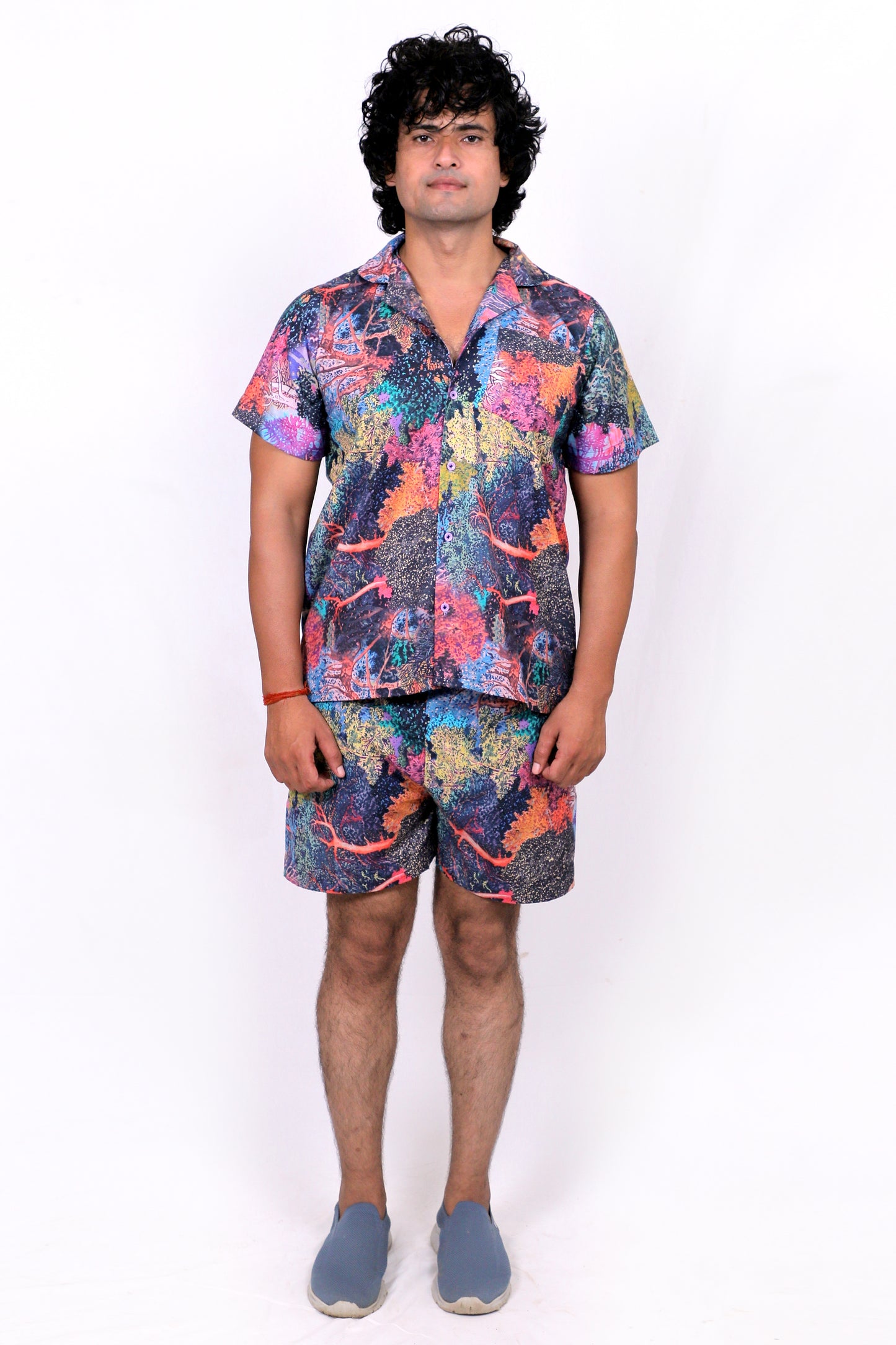 Men’s Co-Ord Set – Trendy T-Shirt & Bottom Wear Combo multi color