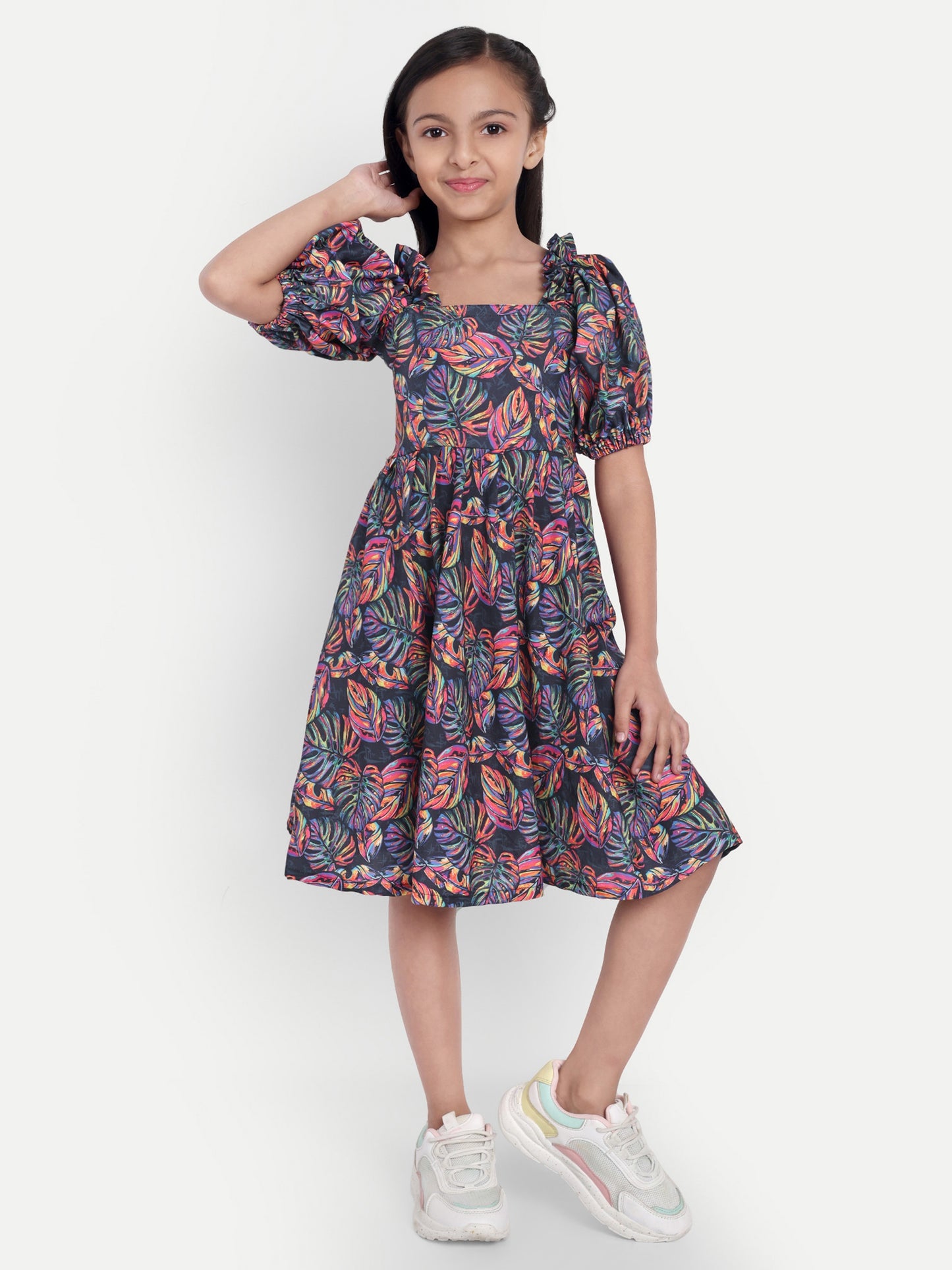 Girls Cotton Frock – Soft & Breathable Summer Dress for Kids
