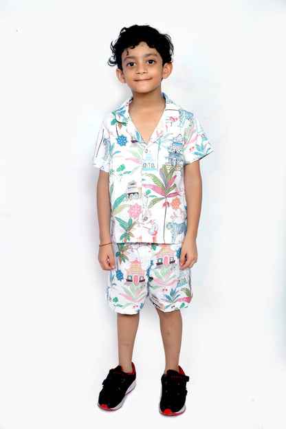 Kids Boys Printed Cord Set – Lightweight & Stylish Co-Ord Outfit