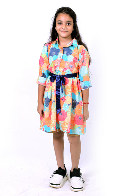 Girls Cotton Frock – Soft & Breathable Summer Dress for Kids