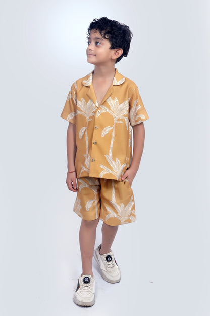 Kids Boys Printed Cord Set – Lightweight & Stylish Co-Ord Outfit